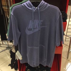 Nike short sleeve summer hoodie